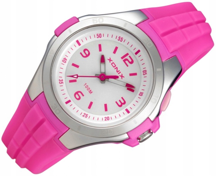 

Wyraźny zegarek damski Xonix Gumowy Pasek WR100M