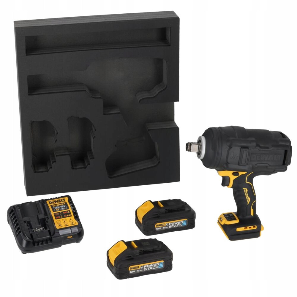 akumulátorový rázový uťahovák 3/4', 2576 Nm, 2x5.0Ah 18V DeWalt [DCF964H2G-QW]