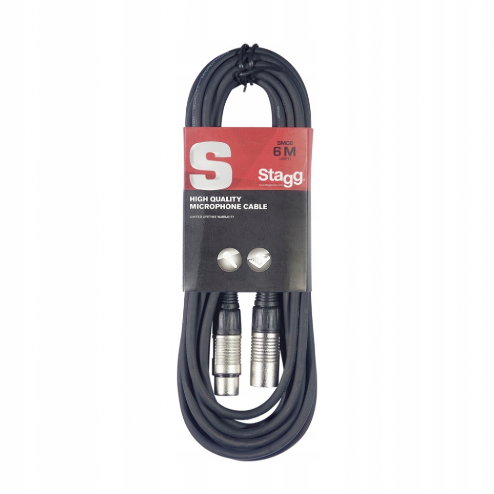 Stagg SMC 6 mikrofónny kábel 6m