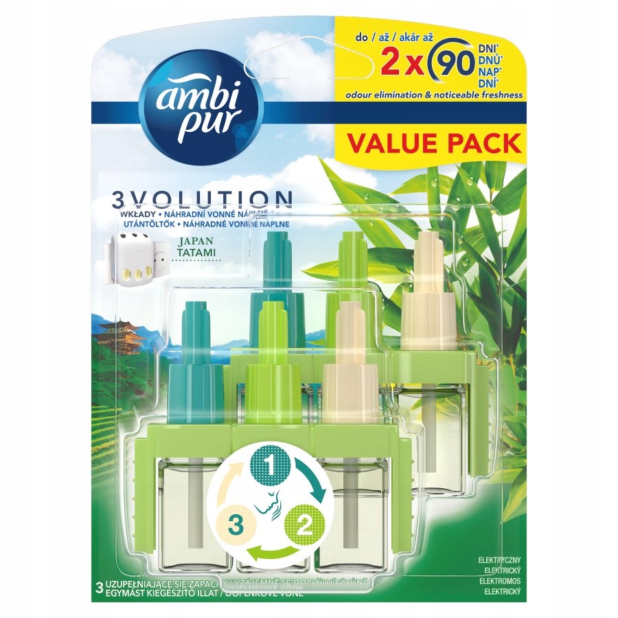 

Ambi Pur wkład 3Volution Japońska trawa 2x20ml