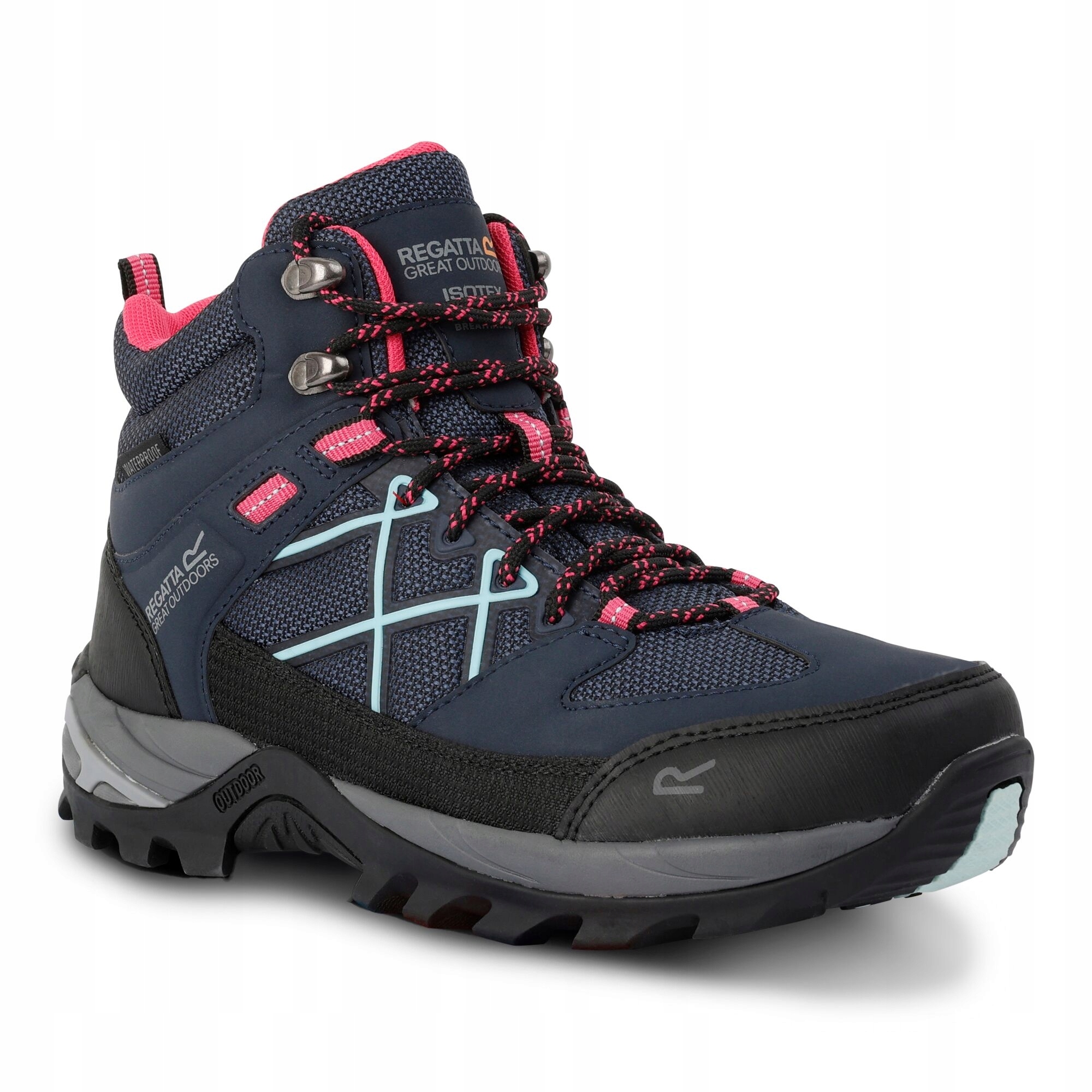 Buty trekkingowe damskie Regatta Samaris III navy/pink