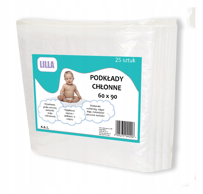 

Podkłady higieniczne Lilla 60x90 100 sztuk