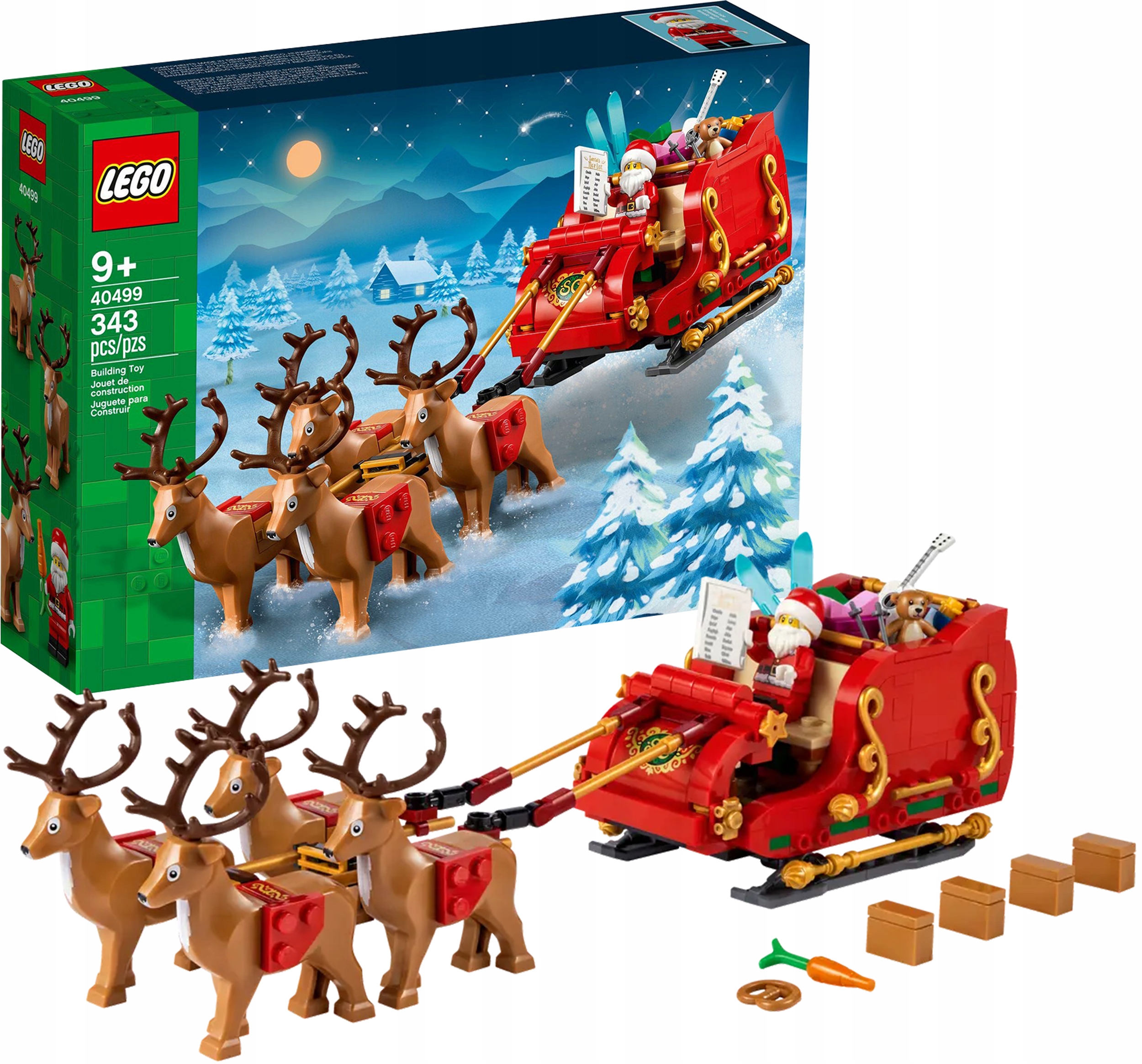 Lego Icons Sáně svatého Mikuláše – 40499