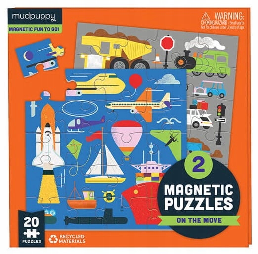 

Mudpuppy Puzle Magnetyczne 2w1 Środki Transportu