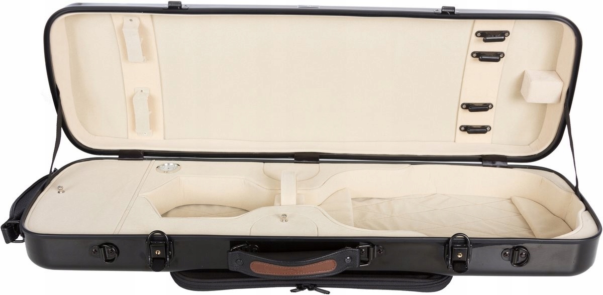 Fiberglassové houslové pouzdro Oblong 4/4 M-case Černá Krémová