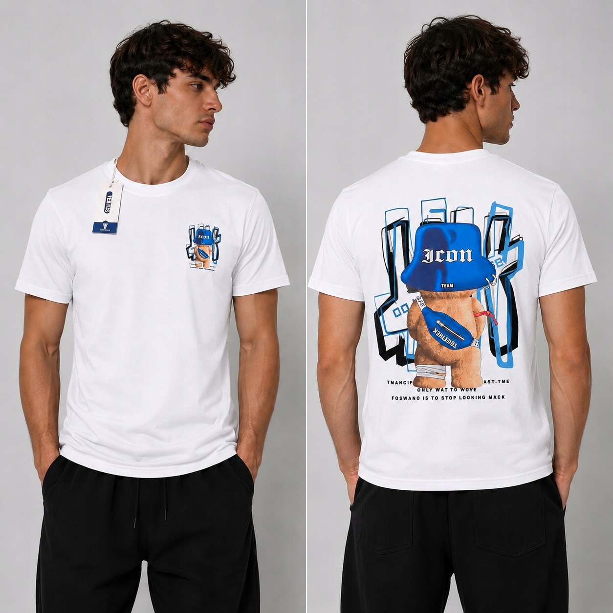 Koszulka męska T-shirt bawełniany Ventus XXL