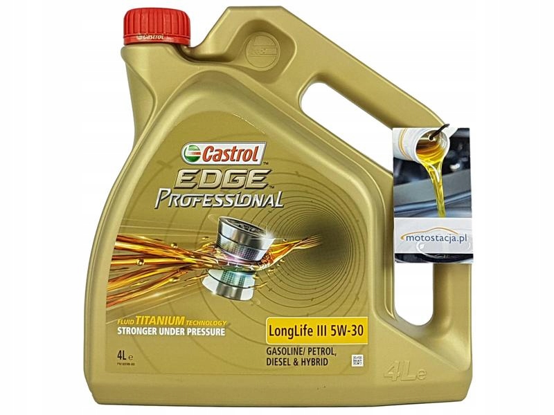 CASTROL EDGE PROFESSIONAL LONGLIFE III 5W30 8L Pojemność opakowania 4 l
