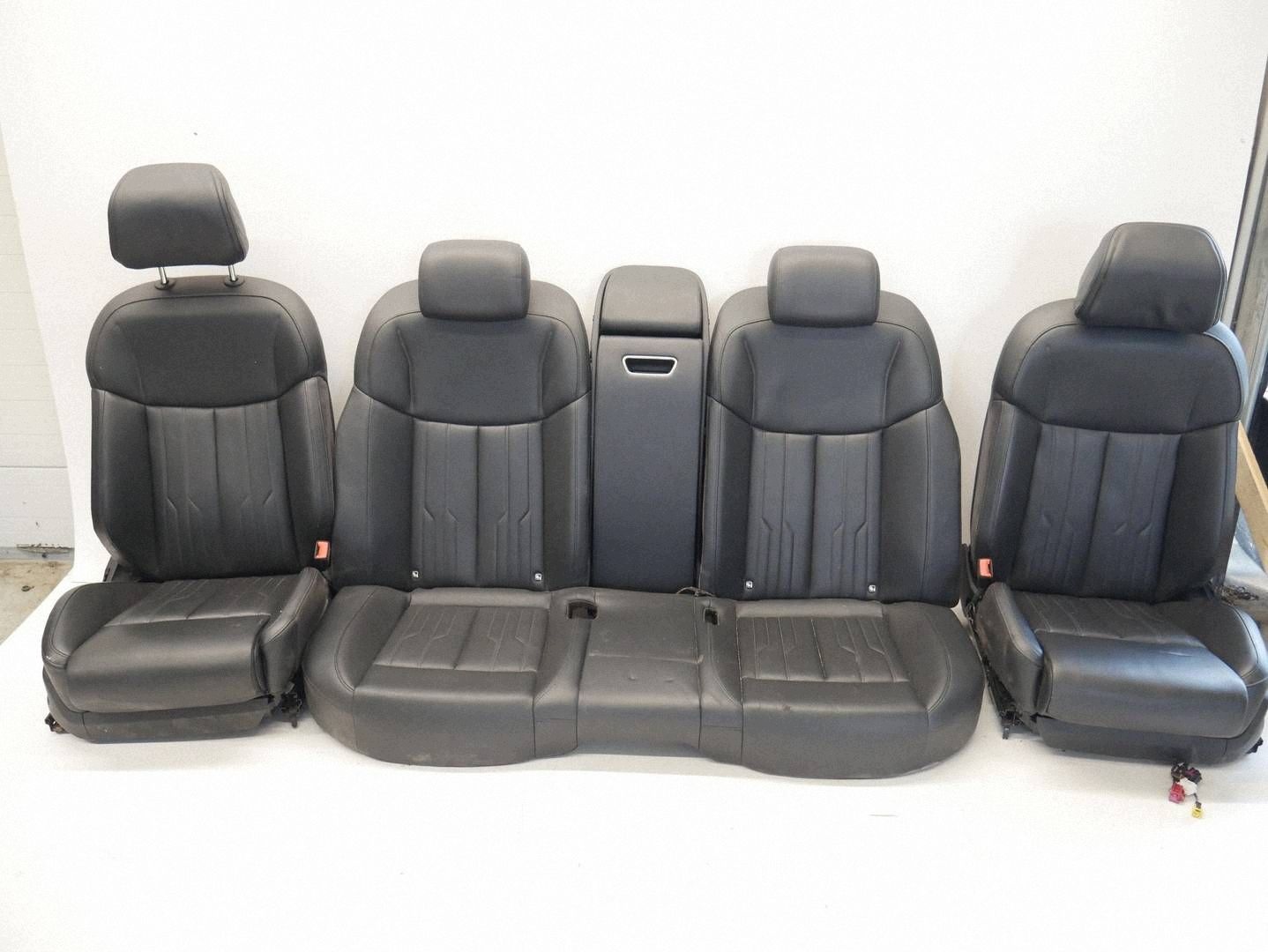 seat right left front rear part KOMPLET seat AUDI A8 D5 black leather short.