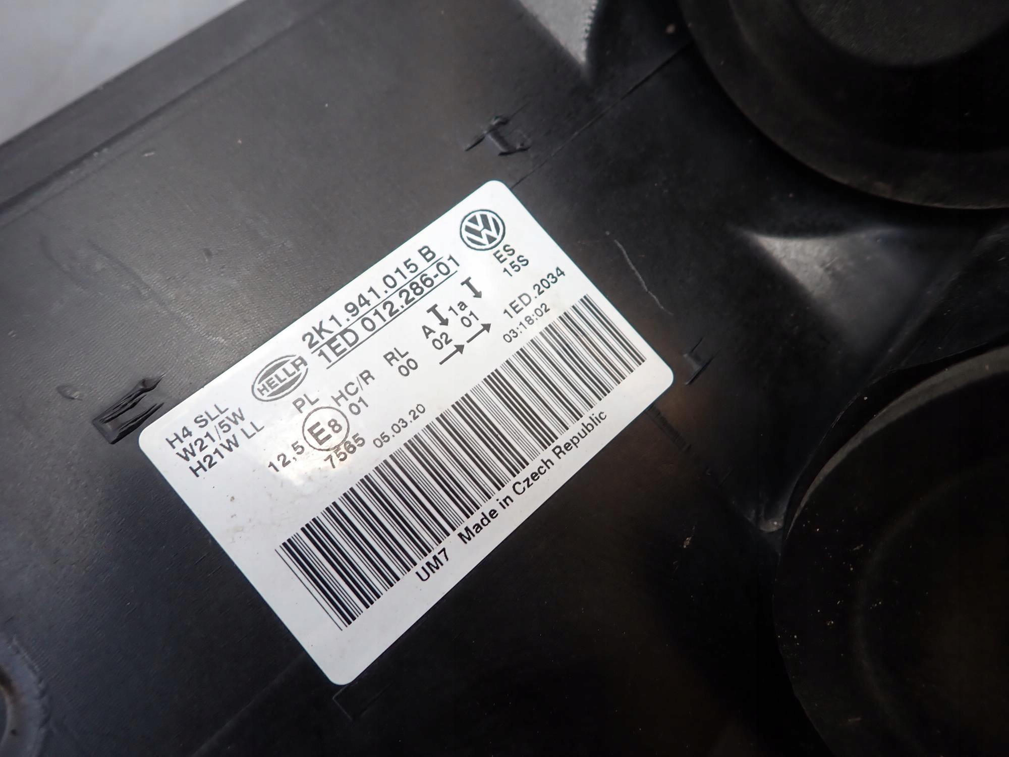 VW CADDY III 3 2K LIFT 15-20 light front front left