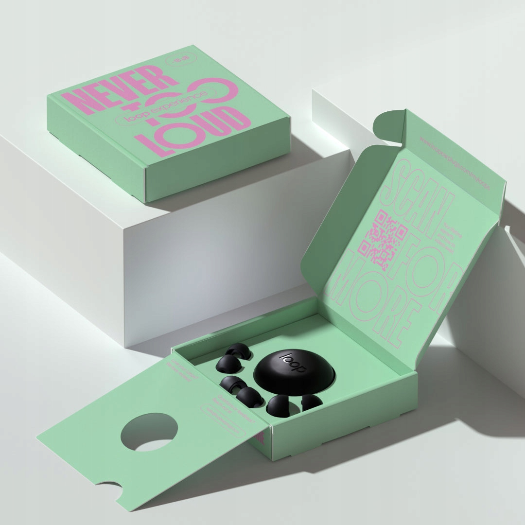 Stopery do Uszu LOOP Earplugs | EXPERIENCE Black Marka Loop