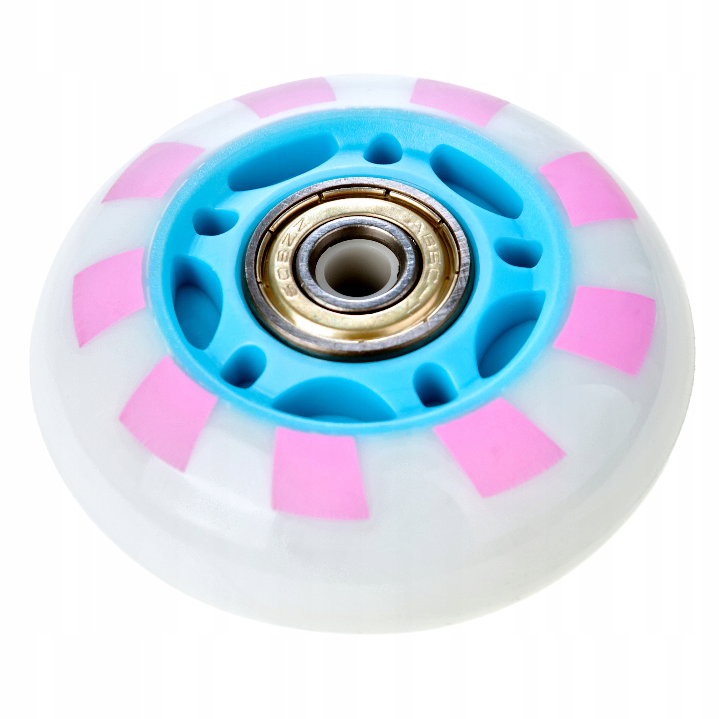 8x Świecące kółka LED do rolek RAVEN Caramell 64mm PU Marka Raven