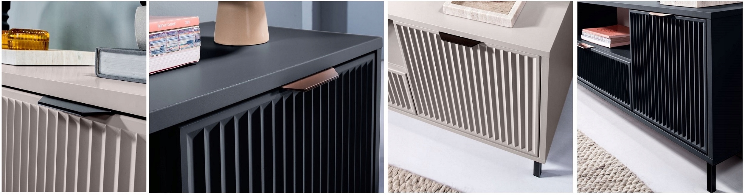 witryna na nóżkach słupek zamykany szybą Linka 05 Szerokość mebla 54.5 cm