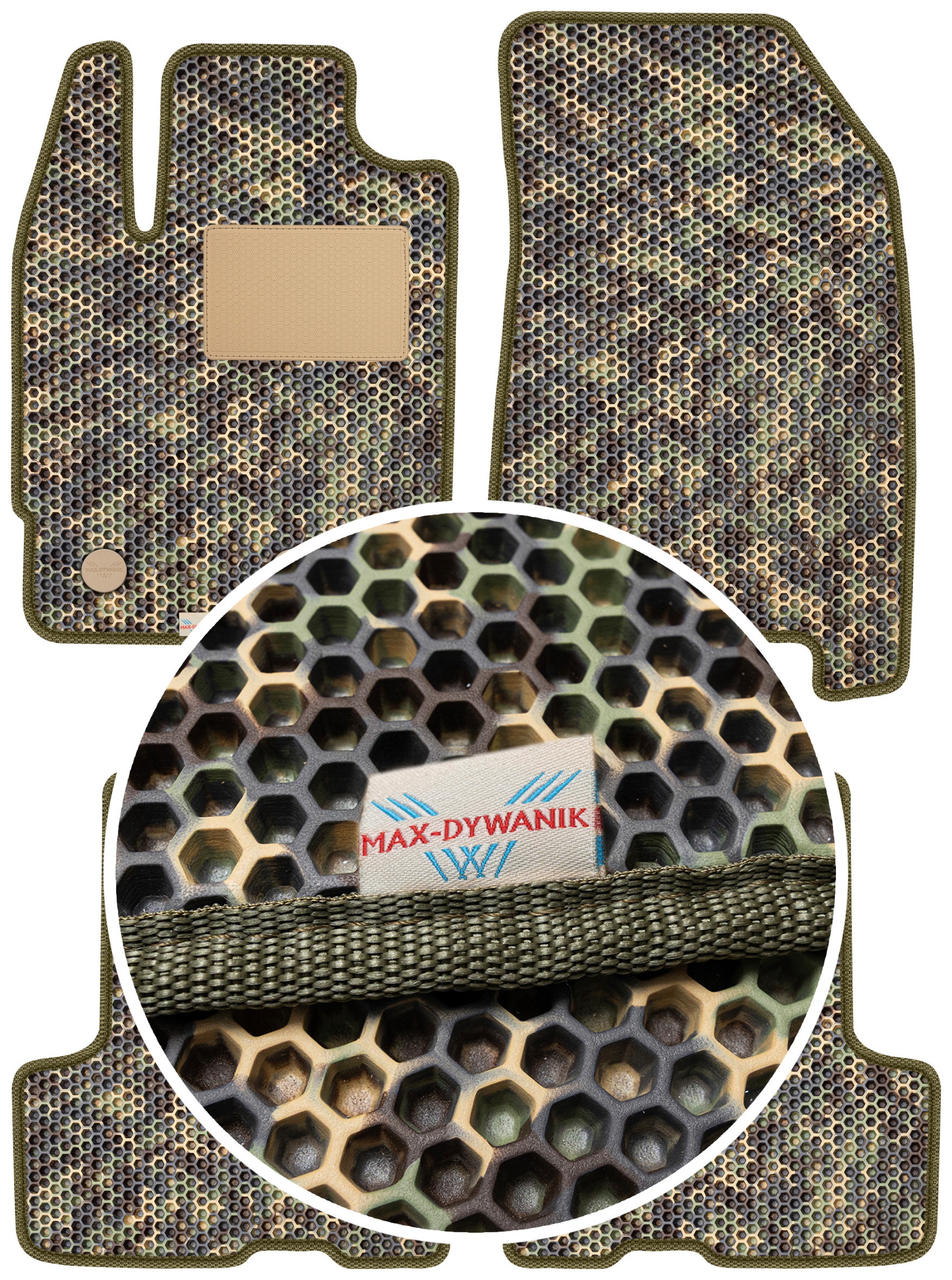 Dacia Duster II 2018 Gumové rohože do auta Eva Moro