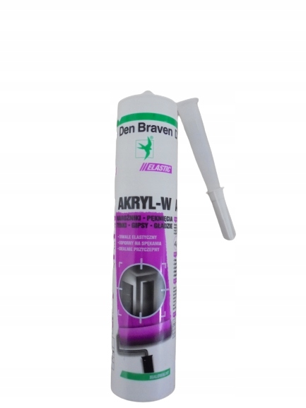 

Akryl-w uszczelniacz kit Den Braven Biały