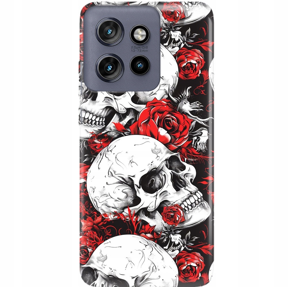 Puzdro Na Motorola Edge 50 Neo Case Ochrana Telefónu Gotická Lebka Vz