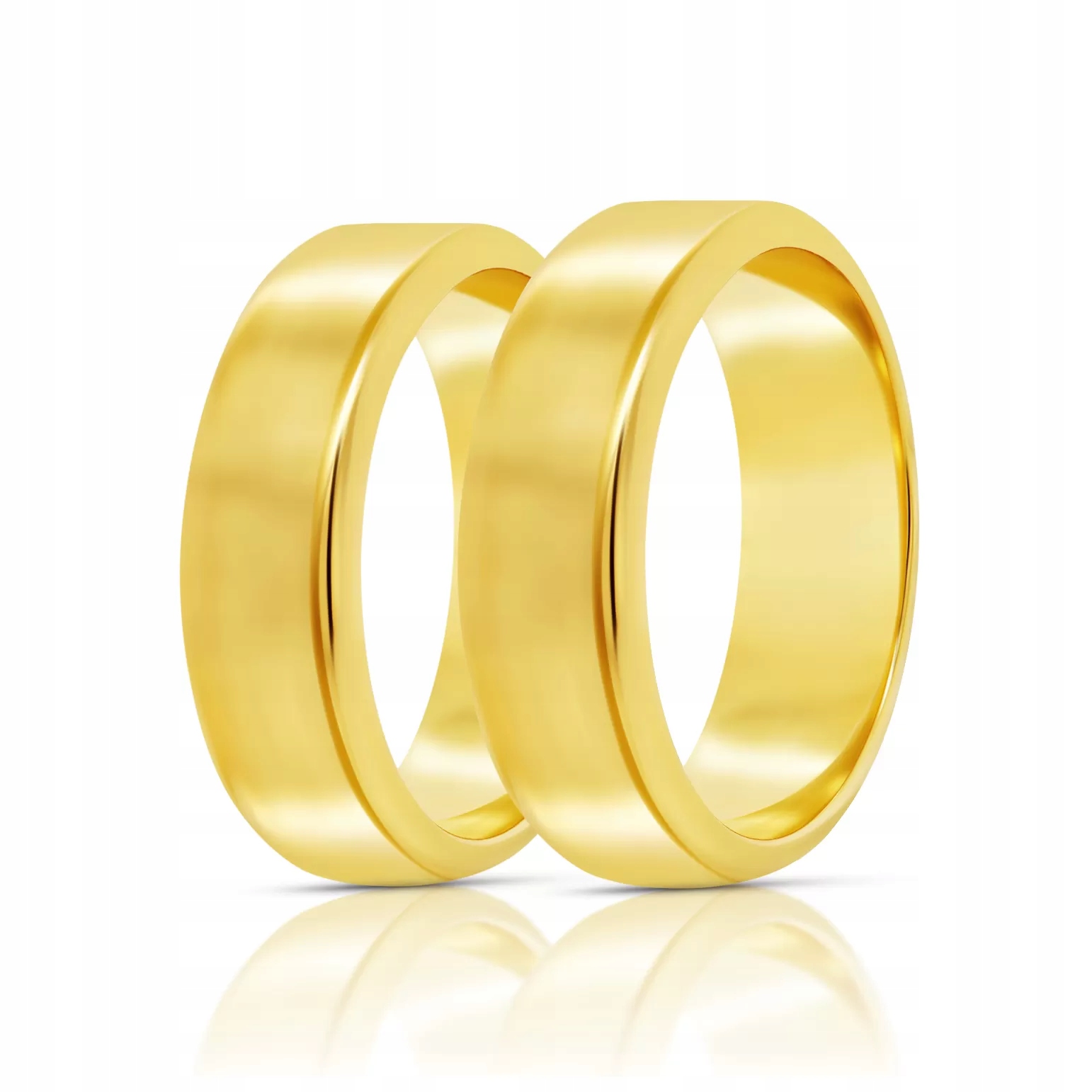 Klasický zlatý snubní prsten 3 mm, ryzost 585 vel. vel.