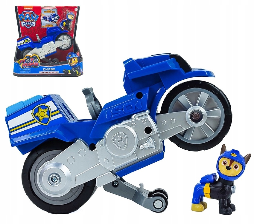 

Psi Patrol Chase Figurka I Motocykl Moto Pups