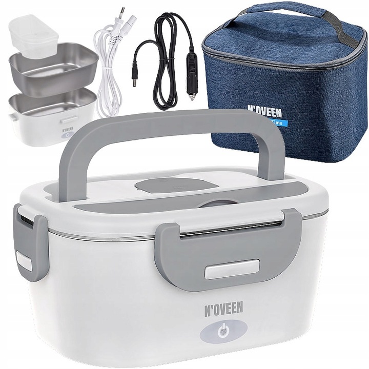 Lunch Box LB715 Pearl Elektryczny Termos Obiadowy 12/24/230V Torba Tir Bus