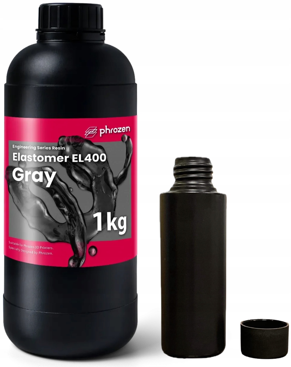 Żywica Uv Phrozen Elastomer EL400 Grey Szara 0,1kg 0,1l do drukarki 3D