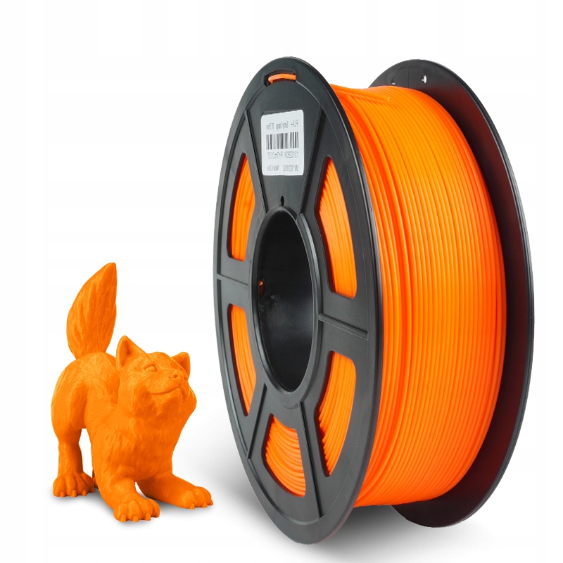 FILAMENT SUNLU 1.75 mm PET-G Orange Pomarańczowy 1kg