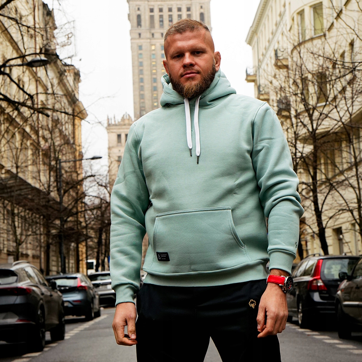 Mikina s kapucí Minimal 2.0 (Rosemary) XL Ground Game