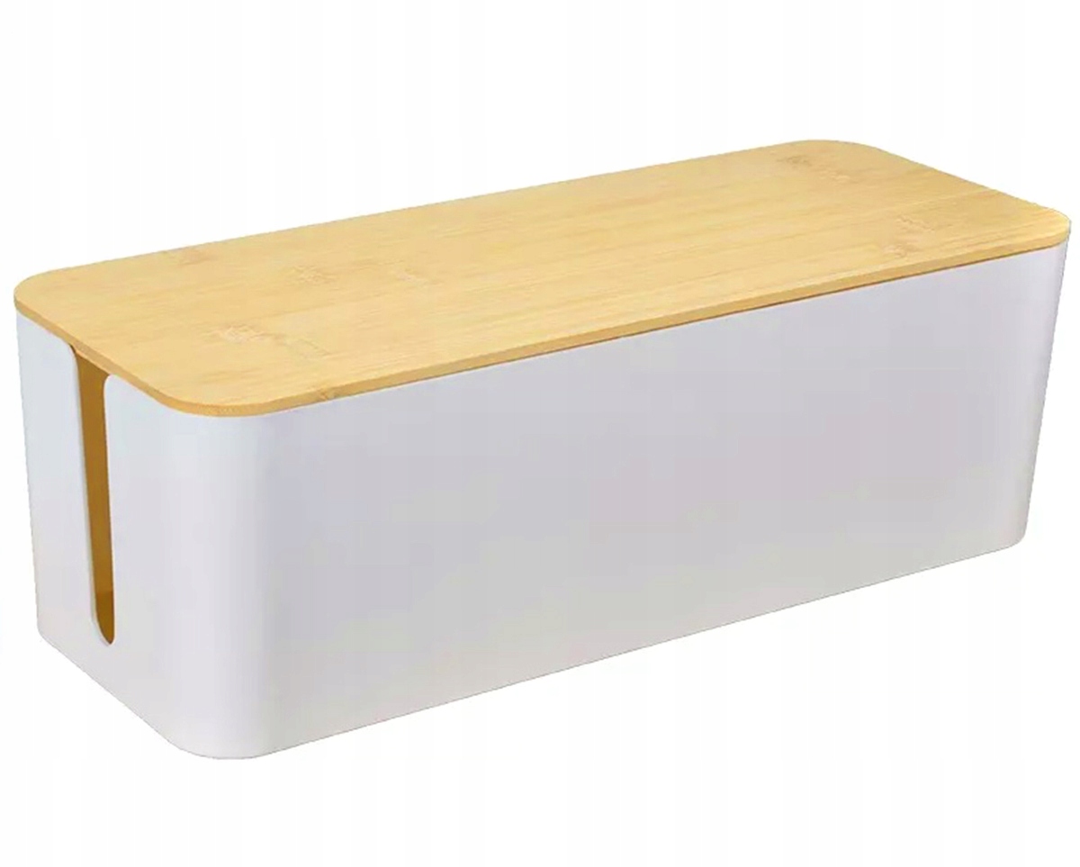 

AG381E Pojemnik Organizer Na Kable Listwy Biały