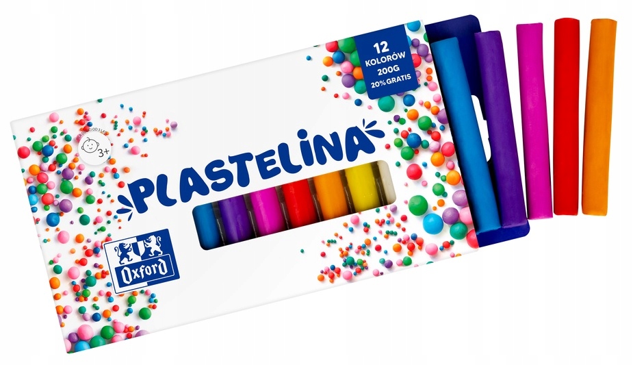 

Plastelina Oxford (12 kolorów)
