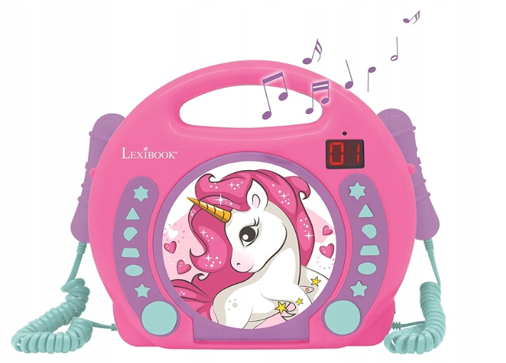 Lexibook Jednorożec. odtwarzacz CD.