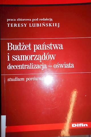 Budżet państwa i samorządów - Praca zbiorowa