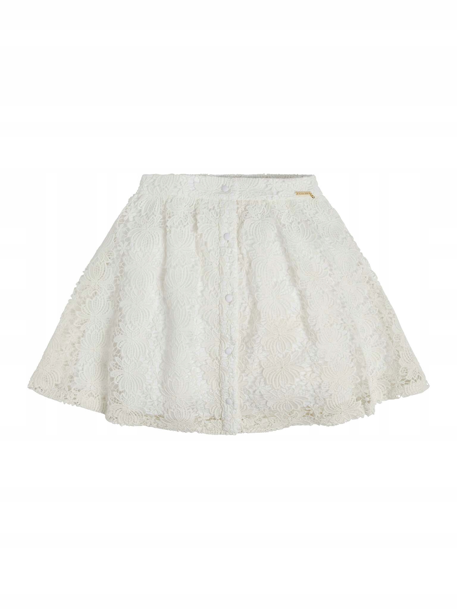 GUESS Spódnica J3GD10 WFBD0 Biały Regular Fit