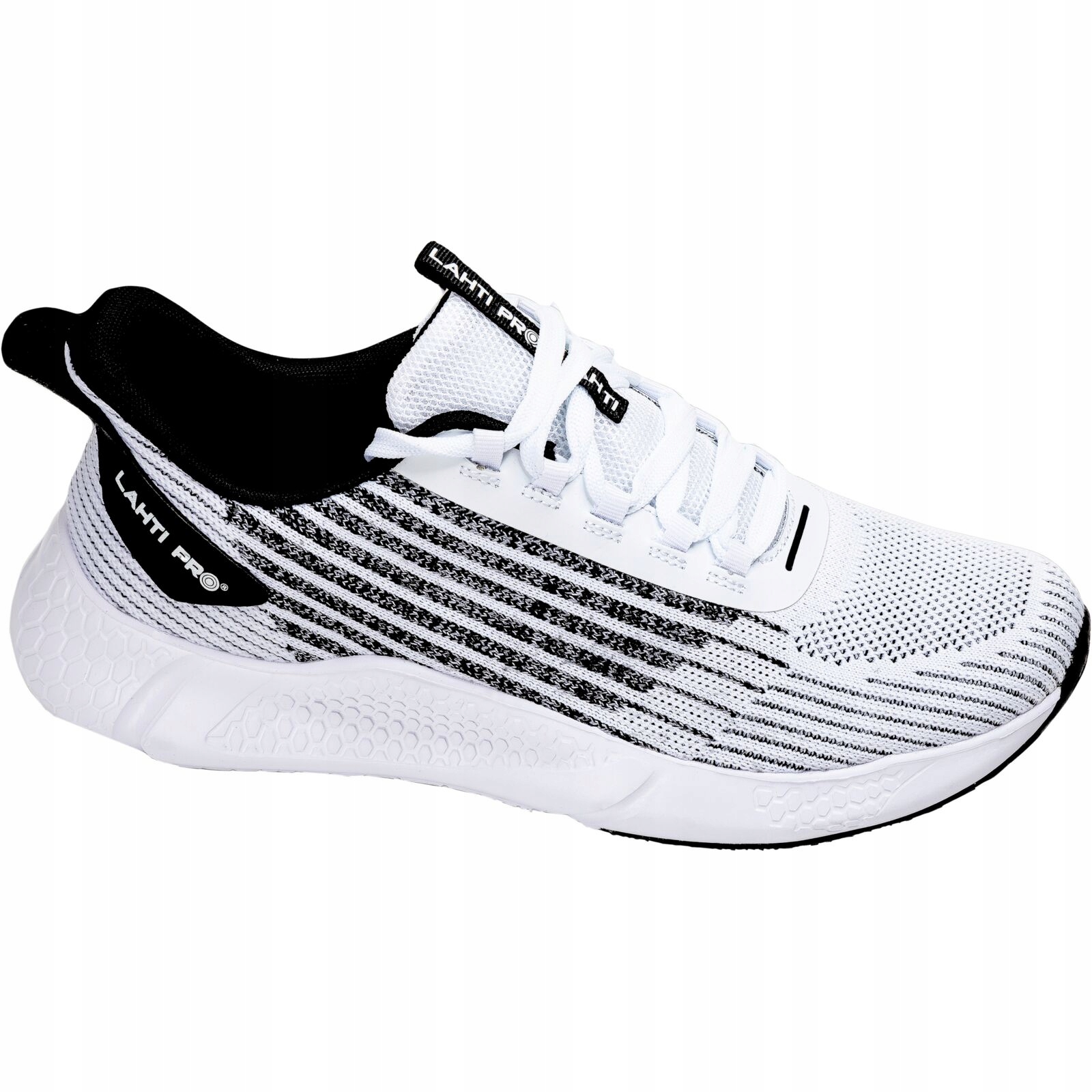 Tenisky sportovní boty bílé prodyšné lehké Lahti Pro L30435 46