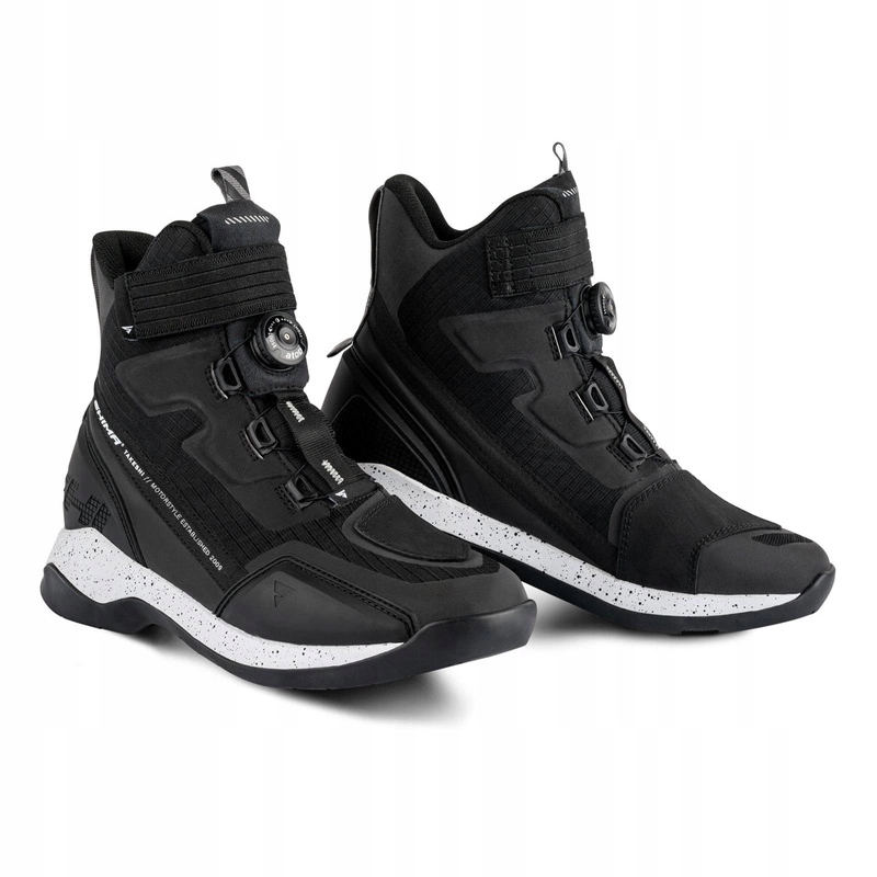 Moto boty Shima Takeshi Black Bonus