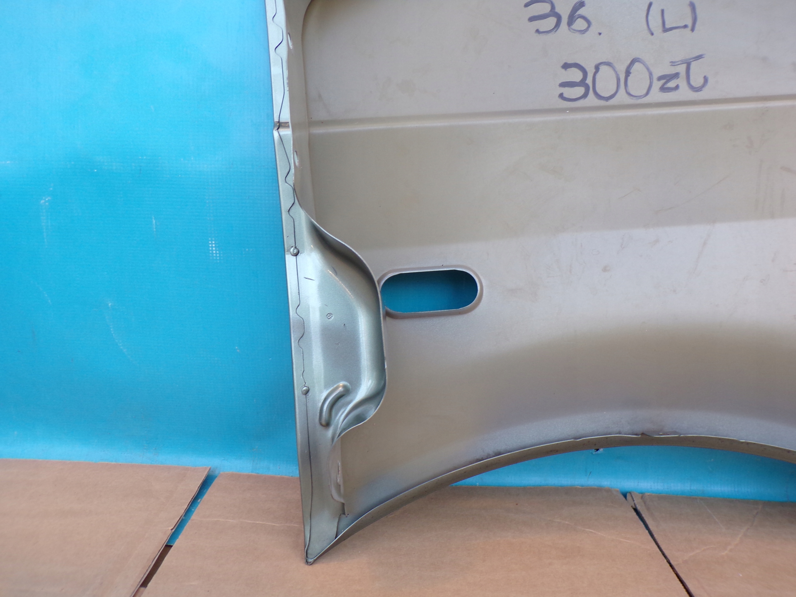 VW T5 TRANSPORTER MULTIVAN 03- fender left oliwkowy without RDZY