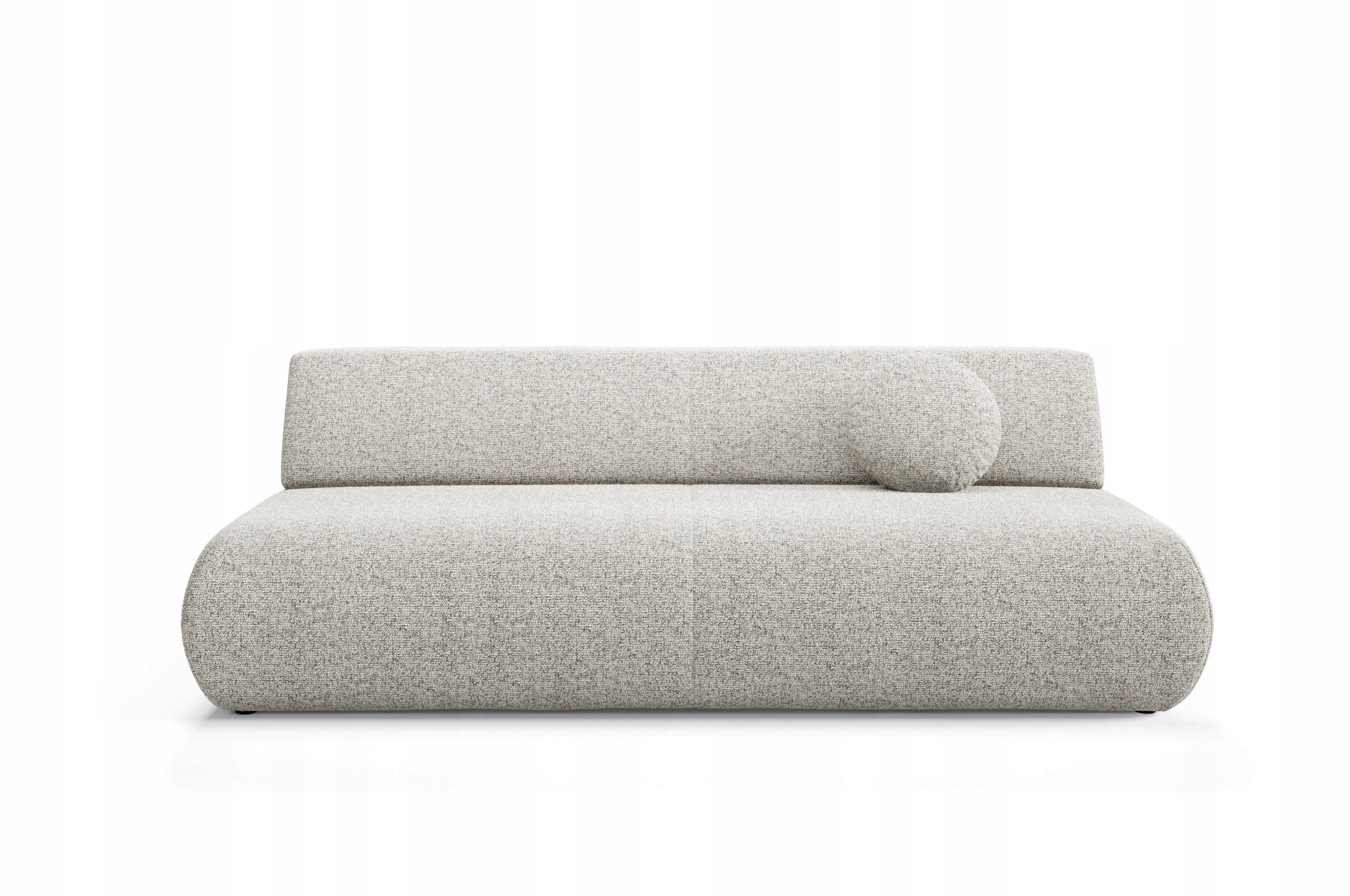 Pohovka Delta s funkcí spaní Rozkládací výplet do obývacího pokoje Světle šedá