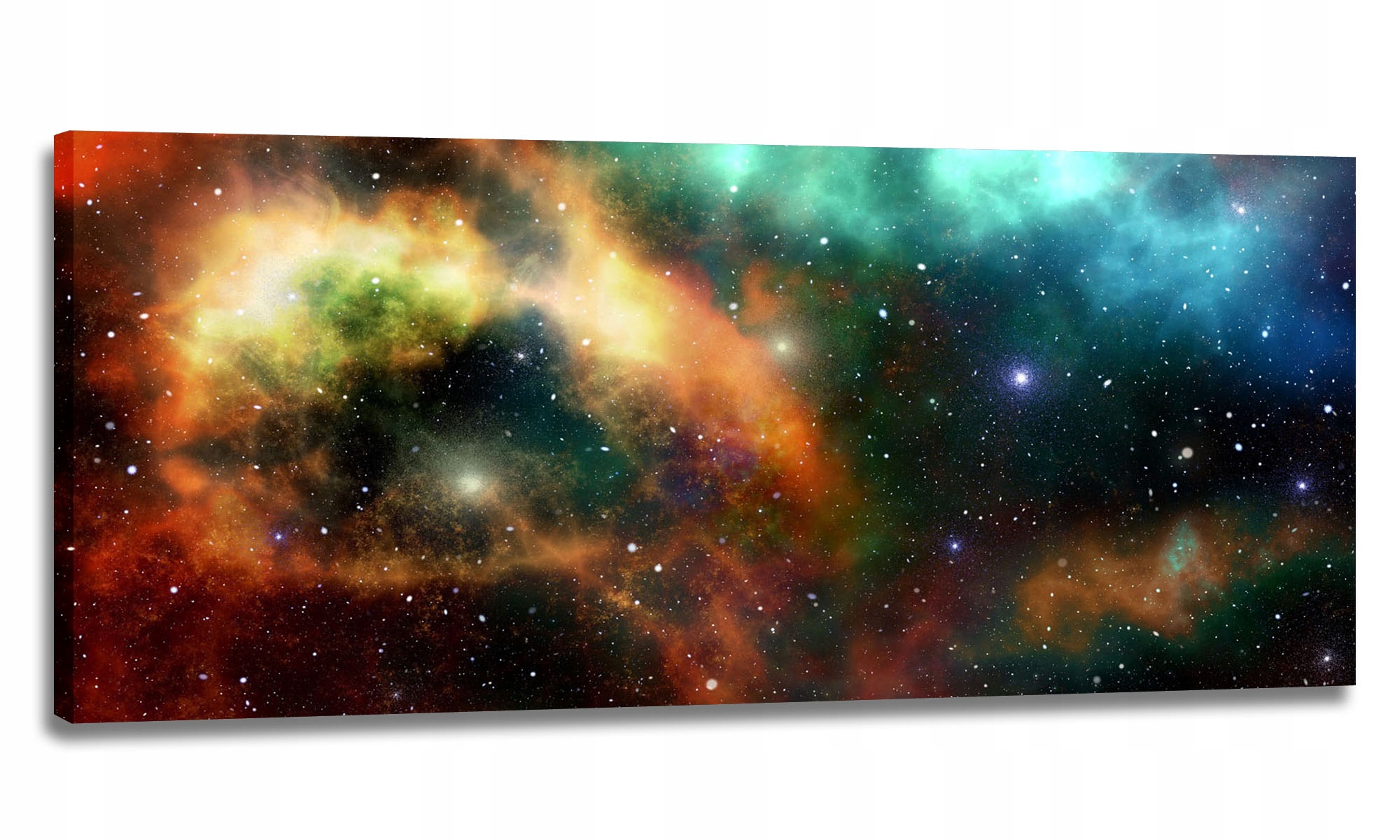 Obraz Led 150x60 Nástěnná Lampa Galaxie Vesmír