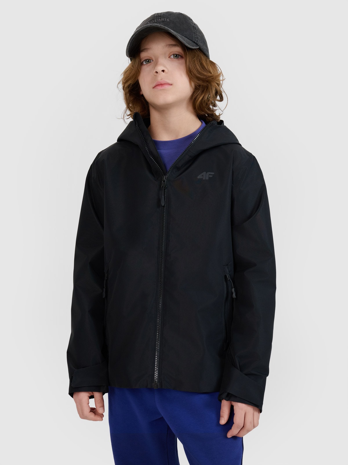 4F KURTKA PRZEJŚCIOWA DZIECIĘCA UNISEX 164 TTJAU0741 SS25