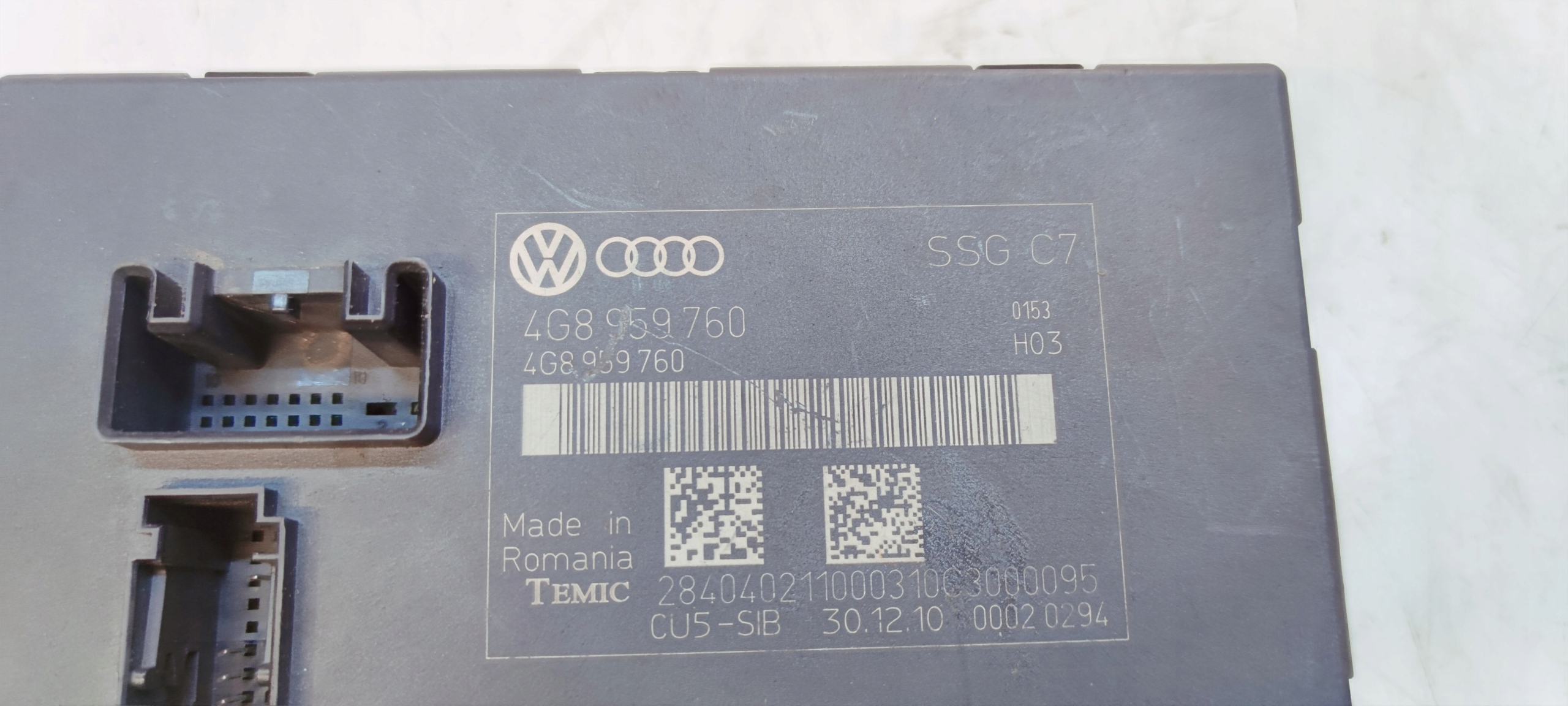 module control unit PAMIECI seat AUDI A6 C7 A7 4G8959760