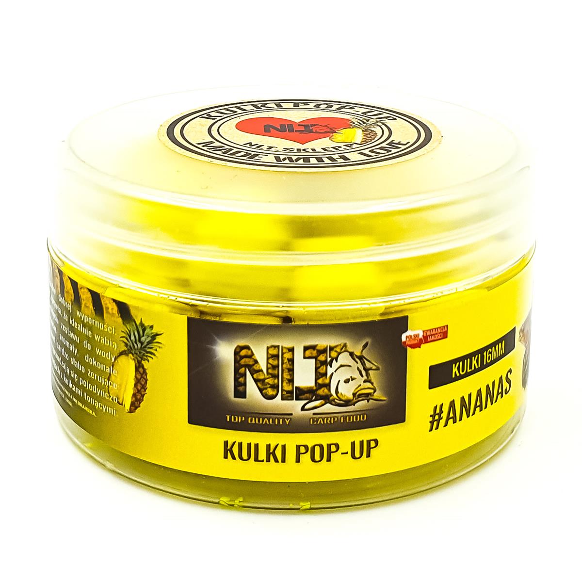 NLT FOOD - Kulki POP-UP #ANANAS 16mm 80g Kod producenta NLT_106
