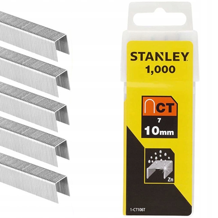 

Stanley Zszywka do kabli typ C 10mm 1000szt CT106T