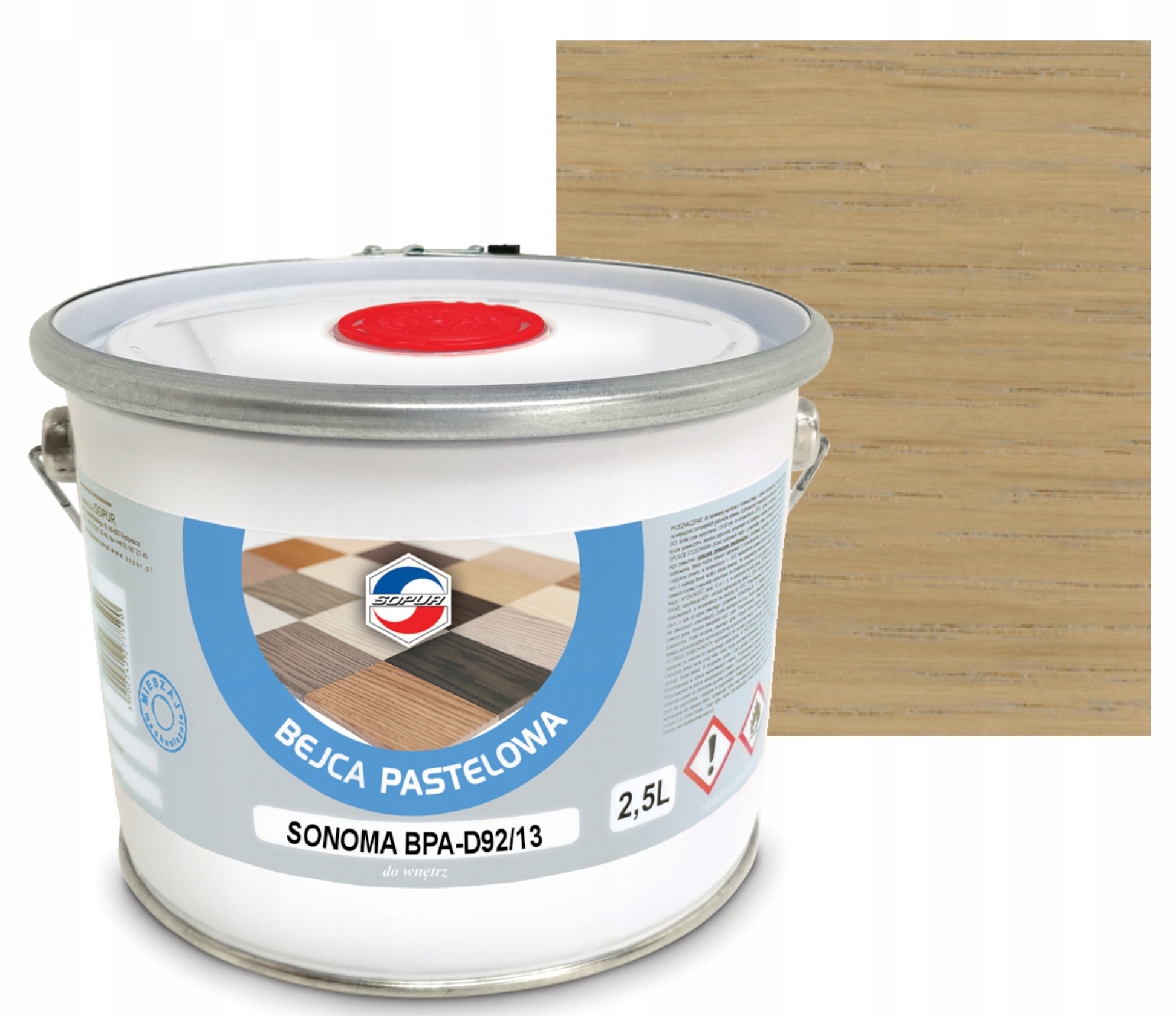 Sopur Bejca pastelowa 2,5L Sonoma BPA-D92/13