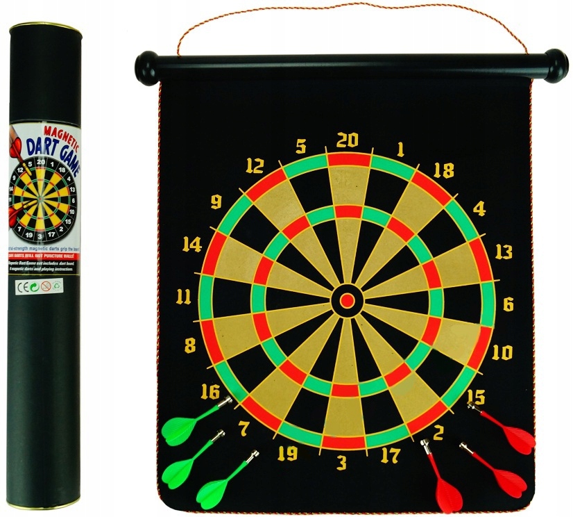 Dwustronna Magnetyczna Tarcza Dart Rzutki 1504