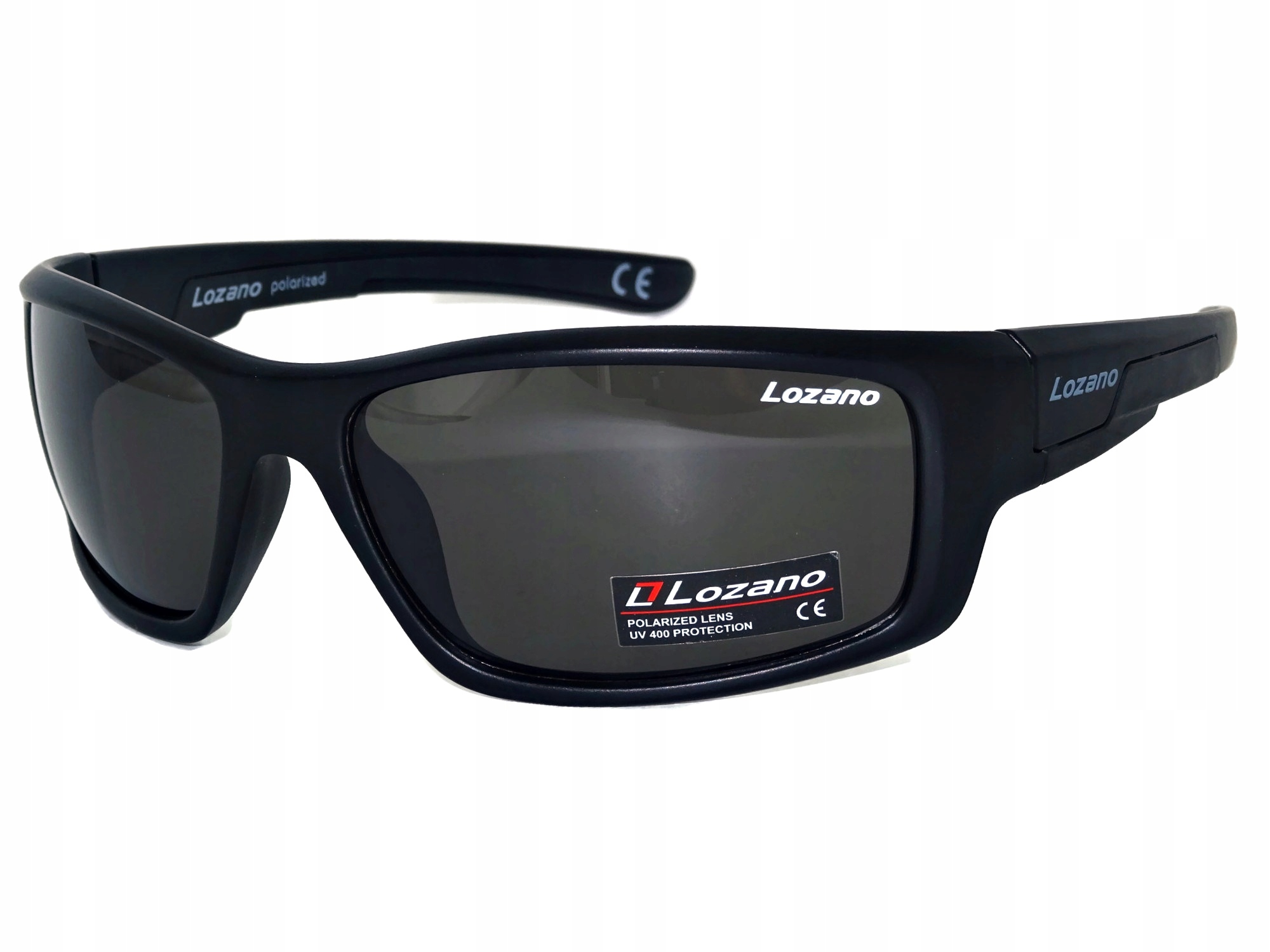 Okulary Sportowe Polaryzacyjne Rowerowe Czarne Lz