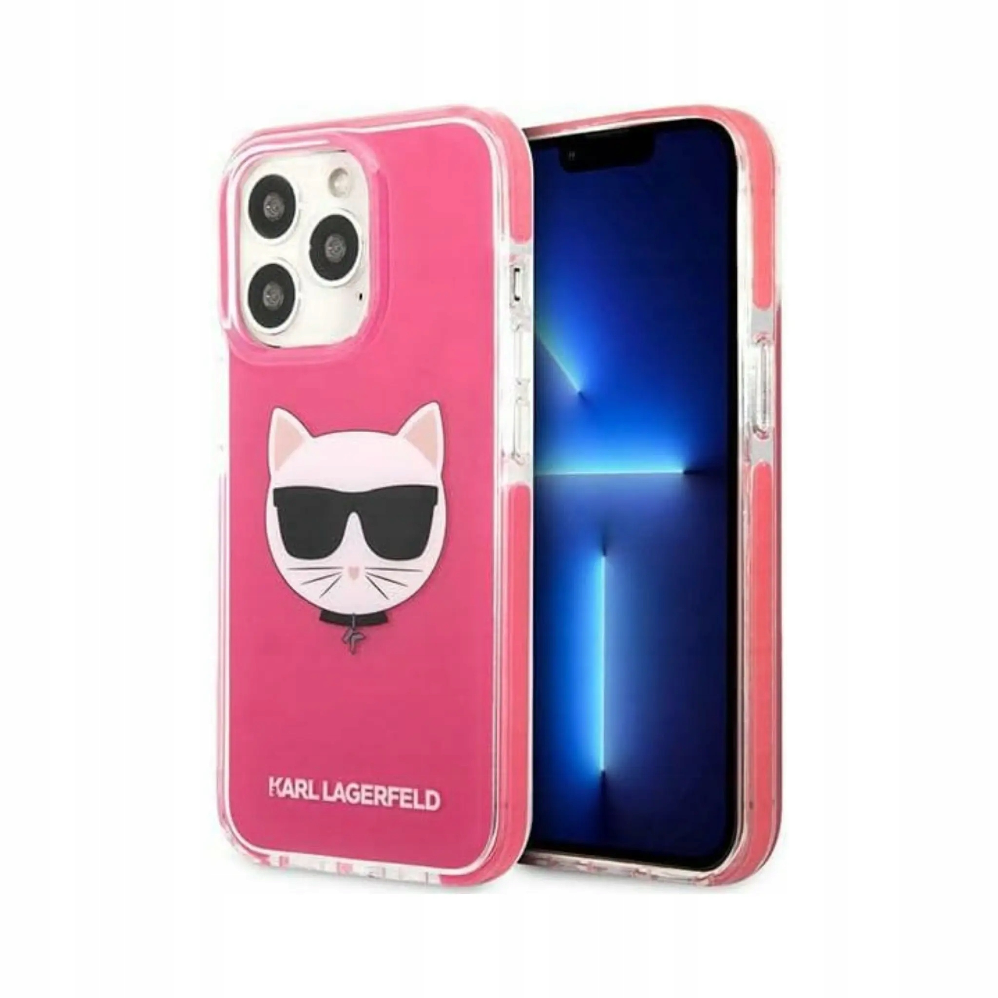 Karl Lagerfeld Hardcase KLHCP13XTPECPI, różowy iPhone 13 Pro Max