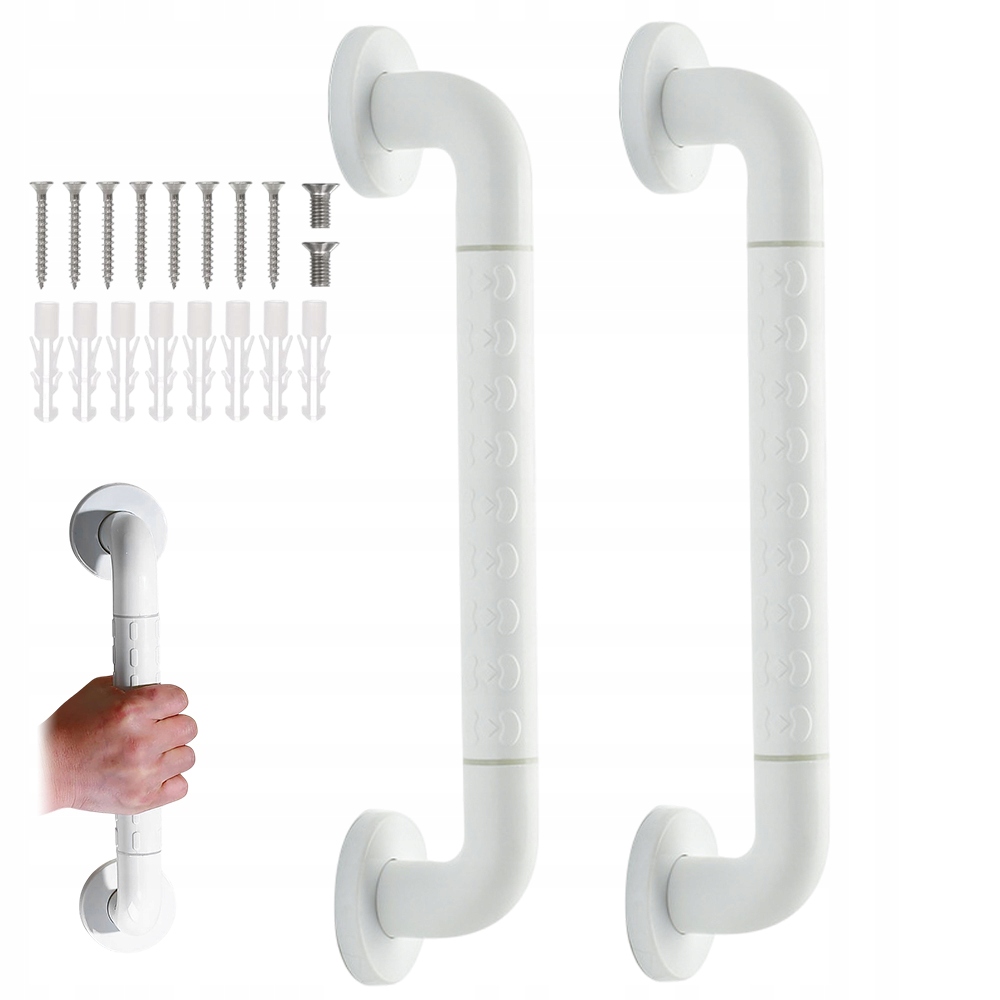 2 szt Uchwyt Łazienkowy Poręcz dla osób Starszych Niepełnosprawnych 39.5cm