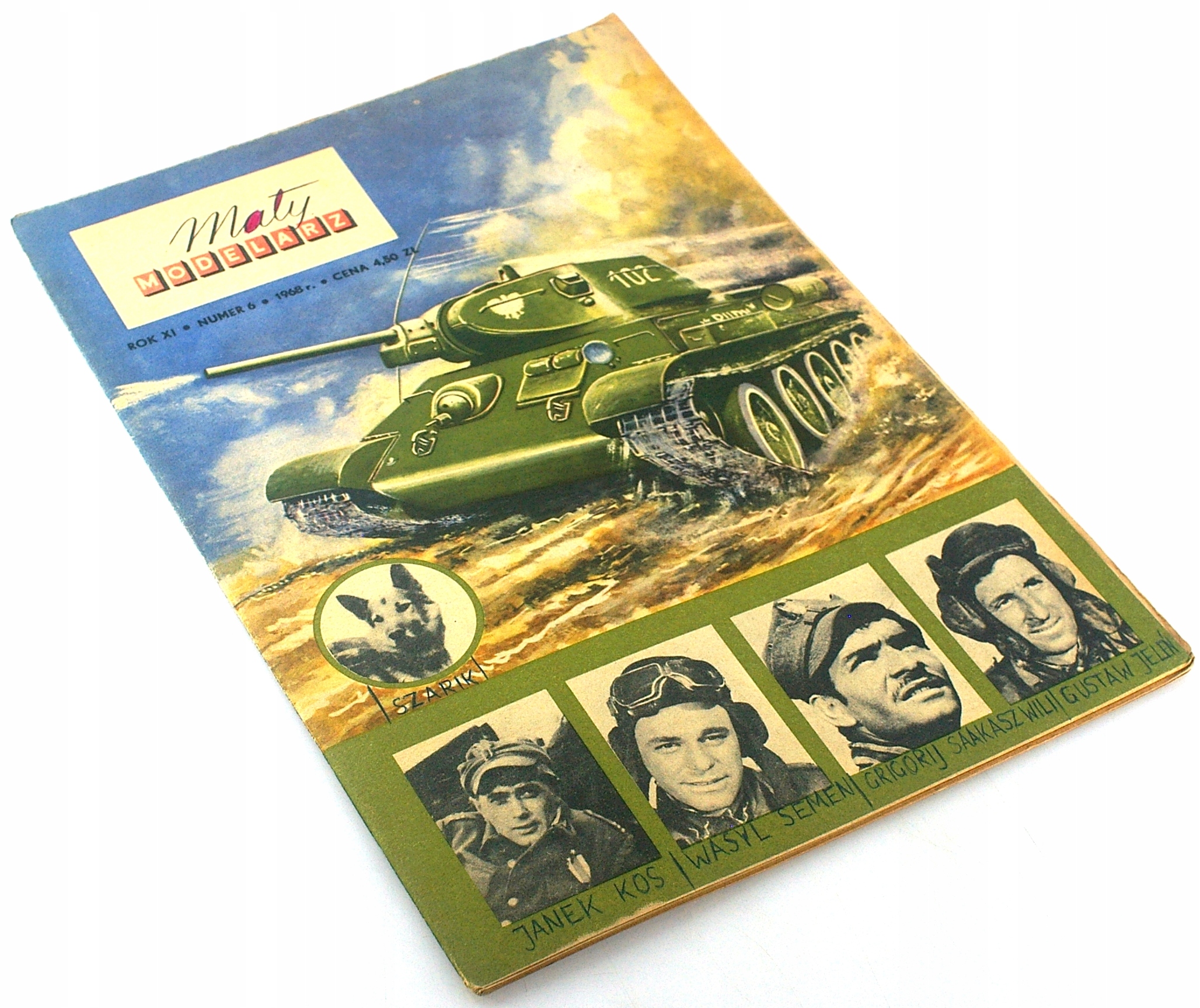 Mały Modelarz 6/1968 Czołg T-34/76 Rudy