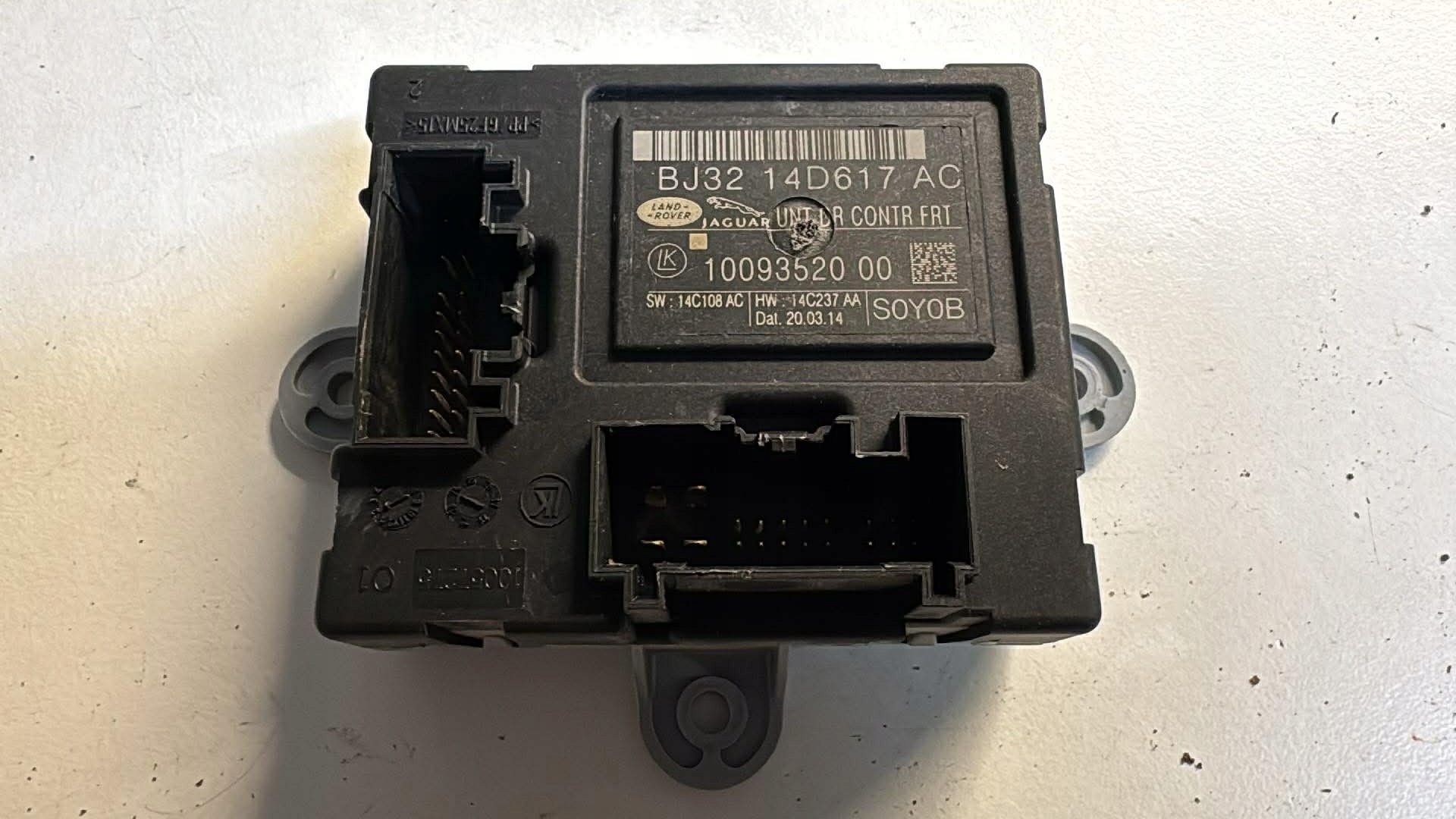module control unit door front JAGUAR XF X250 BJ3214D617AC EVOQUE