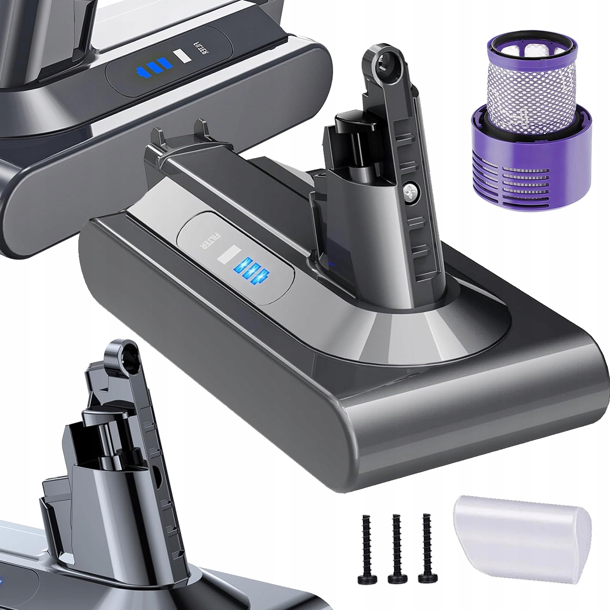 Bateria do Dyson V10 SV12 Akumulator 6000Mah