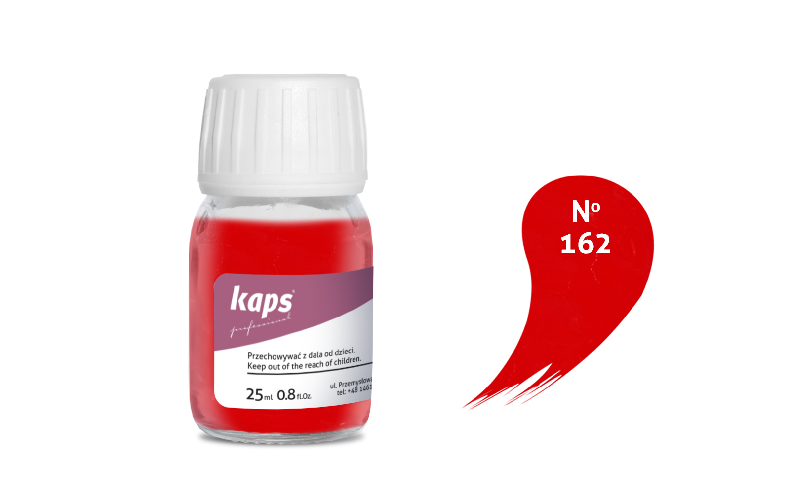 

Farba do skóry naturalnej i syntetycznej Kaps