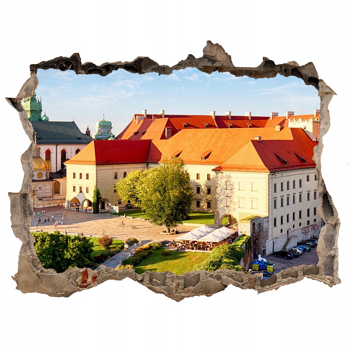 

Fototapeta dziura 3d Kraków Polska 120x81