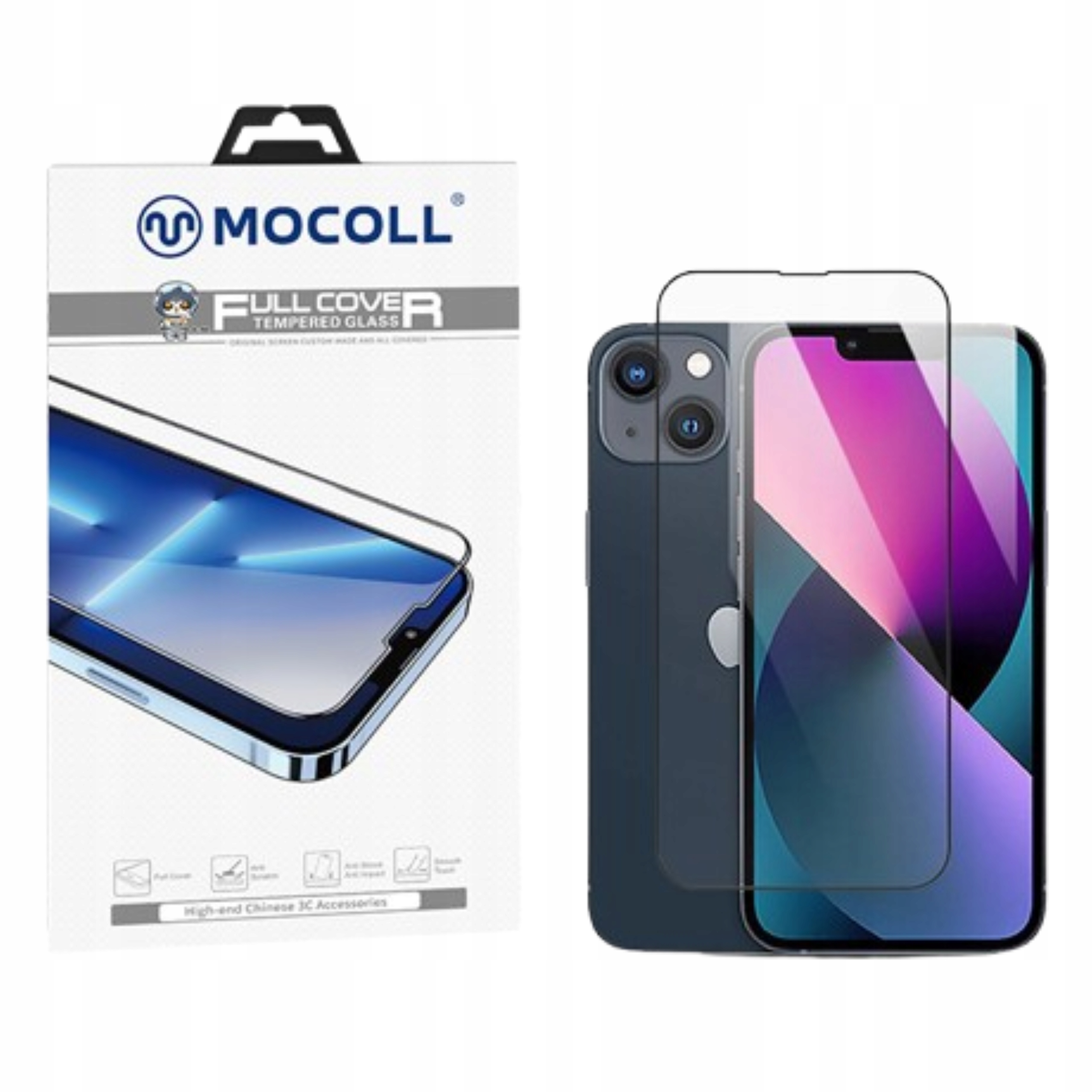 Szkło ochronne do iPhone 13 13 Pro 14 Mocoll 2,5D Transparentne Hd
